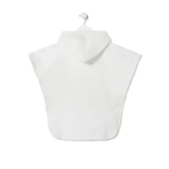 Poncho frotte Rus MS w kolorze białym