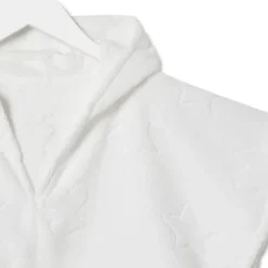 Poncho frotte Rus MS w kolorze białym