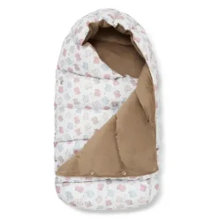 Pushchair footmuff in Tec Colors pink