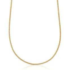 Średni łańcuszek ze srebra pokrytego 18-karatowym złotem, ze sznurkiem, 60 cm TOUS Chain