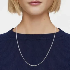 Średni łańcuszek ze srebra, ze sznurkiem, 60 cm TOUS Chain