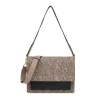 Średnia torebka przez ramię Audree Kaos Mini Evolution New w kolorze taupe