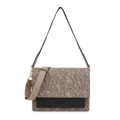 Średnia torebka przez ramię Audree Kaos Mini Evolution New w kolorze taupe