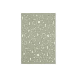 Reversible baby blanket in Nilo bears green