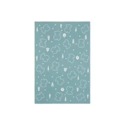 Reversible baby blanket in Nilo bears blue