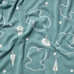 Reversible baby blanket in Nilo bears blue