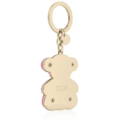 Różowy breloczek Half Bold Bear