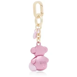 Różowy metalowy breloczek Bold Bear