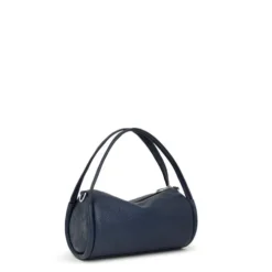 Small navy blue leather Duffel bag TOUS Miranda
