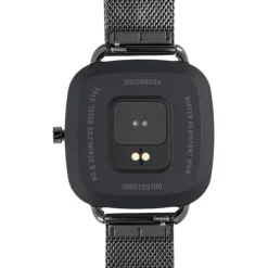 Smartwatch D-Connect z bransoletą z czarnej powlekanej stali