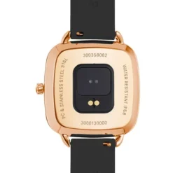 Smartwatch D-Connect z czarnym silikonowym paskiem