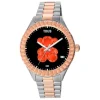 Smartwatch T-Bear Connect z paskiem ze stali i stali IP w kolorze różowym