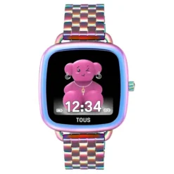 Smartwatch z bransoletą z opalizującej stali IPRG D-Connect