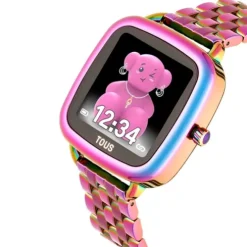 Smartwatch z bransoletą z opalizującej stali IPRG D-Connect