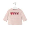 Striped t-shirt in Casual pink