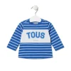 Striped t-shirt in Casual blue