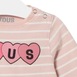 Striped t-shirt in Casual pink