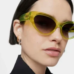 Żółte okulary przeciwsłoneczne TOUS Cat Eye