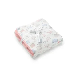 Tous Baby bath cape in Colors pink