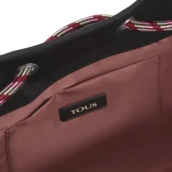 Tous Empire - Torebka Saca z nylonu pochodzącego z recyklingu w kolorze czarnym