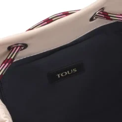 Tous Empire - Torebka Saca z nylonu pochodzącego z recyklingu w kolorze beżowym