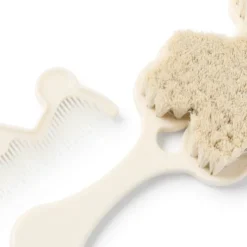 Zestaw szczotki do włosów i grzebienia Beauty w kolorze białym